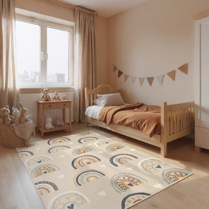 Vloerkleed Bowie Rechthoekig - Beige Multicolor