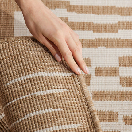 Vloerkleed Acacia Rechthoekig - Jute wit
