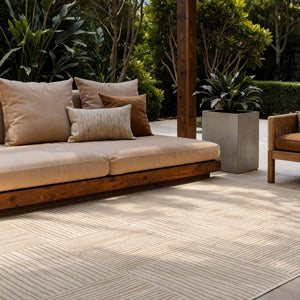 Vloerkleed Nightingale Rechthoekig - Jute wit