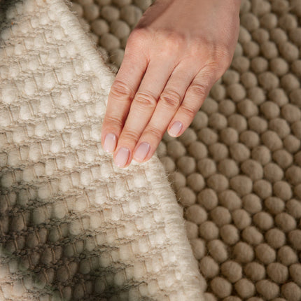 Vloerkleed Diana Rond - Beige