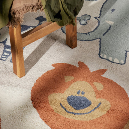 Vloerkleed Savanna Rechthoekig - Creme Multicolor