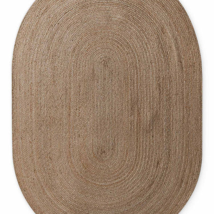 Vloerkleed Rangpur Ovaal - Natuur Grijs Bruin