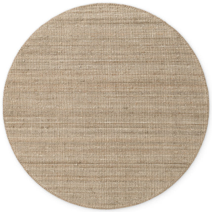 Vloerkleed Jaipur Rond - Natuur Grijsbruin