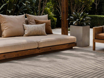 Vloerkleed Linley Rechthoekig - Grijs Wit