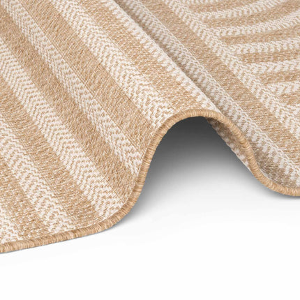 Ted Baker Vloerkleed Woodfield Ovaal - Jute/Wit