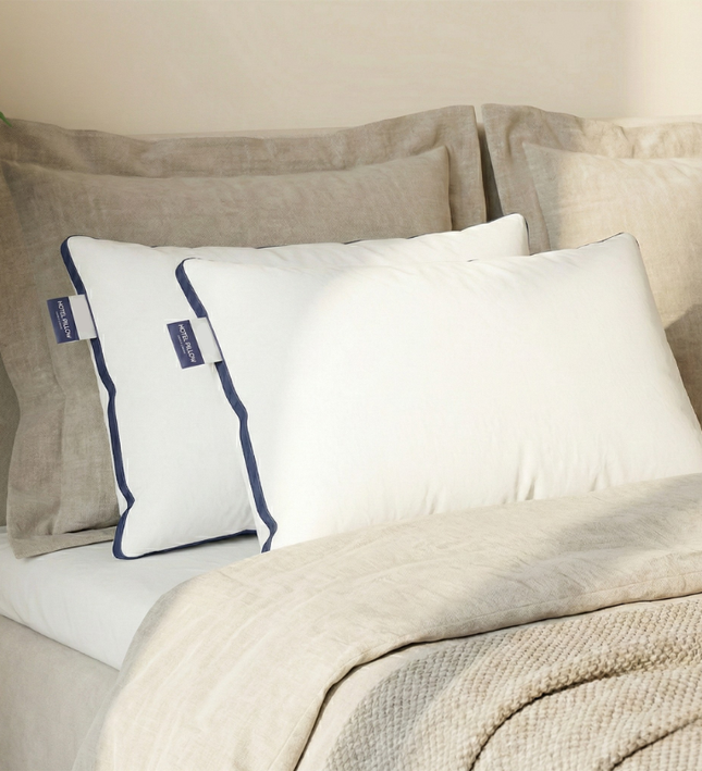 Hoofdkussens Royal Blue Comfort – Set van 2