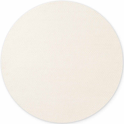 Vloerkleed Beans Rond - Natuur/Crème