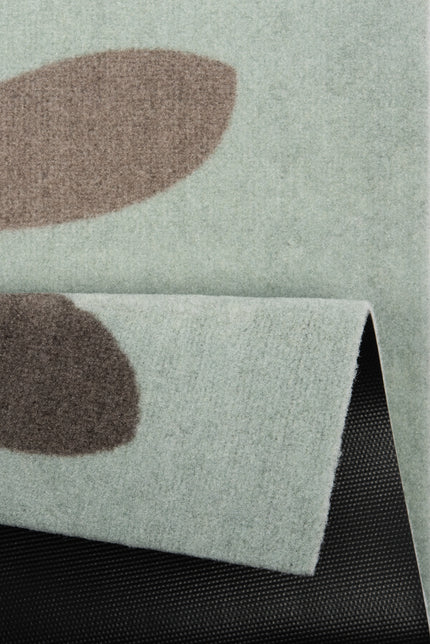 Vloerkleed Bunny Family Rechthoekig - groen, bruin