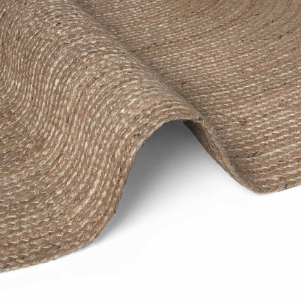 Vloerkleed Rangpur Ovaal - Natuur Grijs Bruin