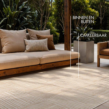 Ted Baker Vloerkleed Nightingale Rechthoekig - Jute wit