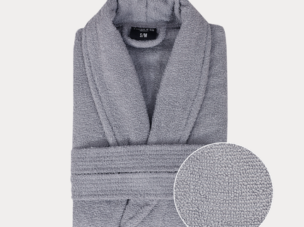 Luxe Badjas Bouclé - Grijs