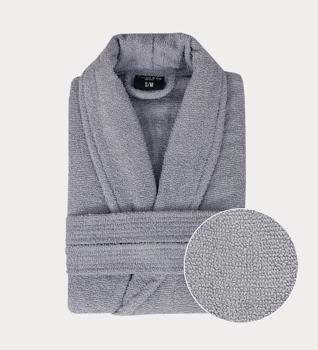 Luxe Badjas Bouclé - Grijs