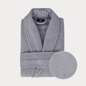 Luxe Badjas Bouclé - Grijs