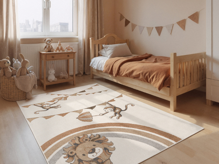 Vloerkleed Kids Monkey Party