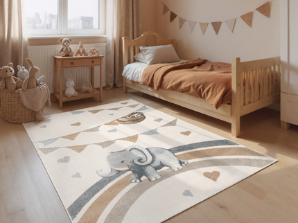 Vloerkleed Kids Elephant Party
