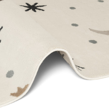 Vloerkleed Moony Rechthoekig - Creme Multicolor