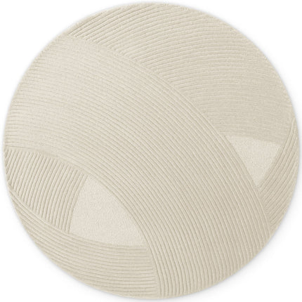 Vloerkleed Victoria Rond - Crème