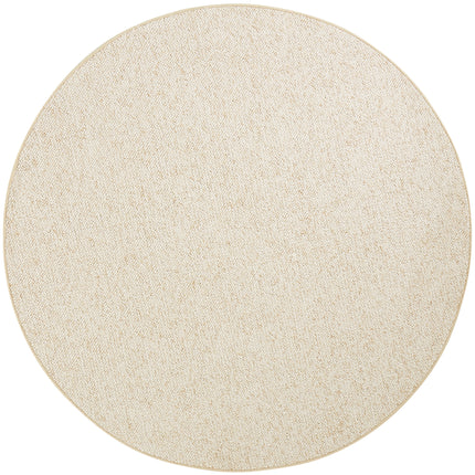 Vloerkleed Wolly Rond - creme