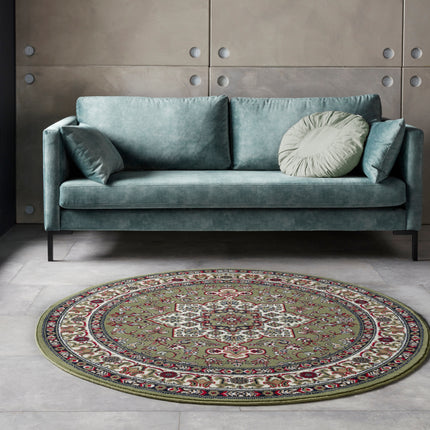 Vloerkleed Parun Tabriz Rond - groen