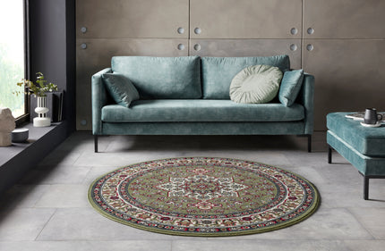 Vloerkleed Parun Tabriz Rond - groen