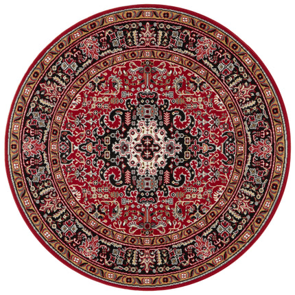 Vloerkleed Skazar Isfahan Rond - rood