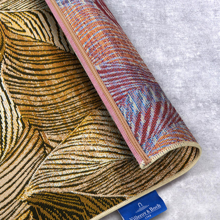 Vloerkleed Teppich Eugene Rechthoekig - Goud/Zwart