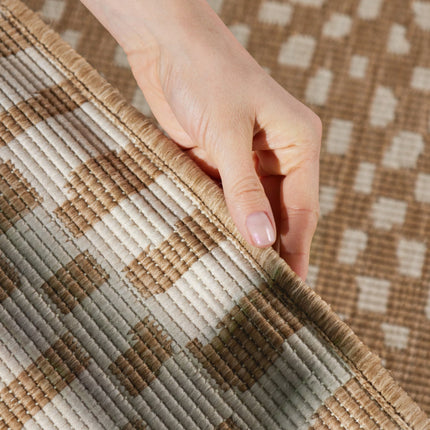 Ted Baker Vloerkleed Barkham Rechthoekig - Jute wit