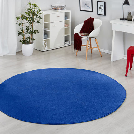 Vloerkleed Fancy Rond - blauw