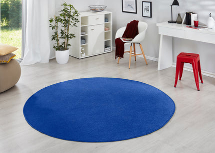 Vloerkleed Fancy Rond - blauw