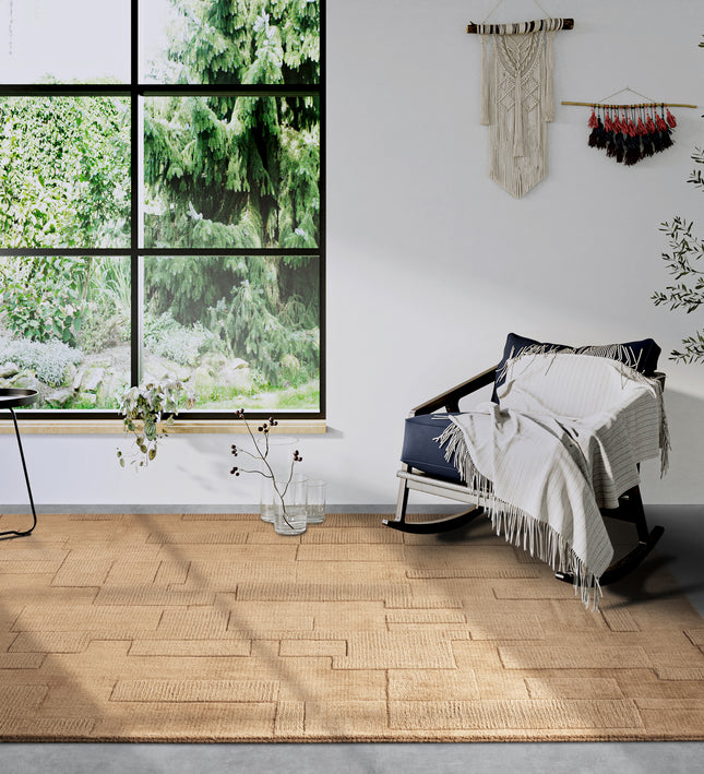 Vloerkleed Wilhelmine Rechthoekig - Beige