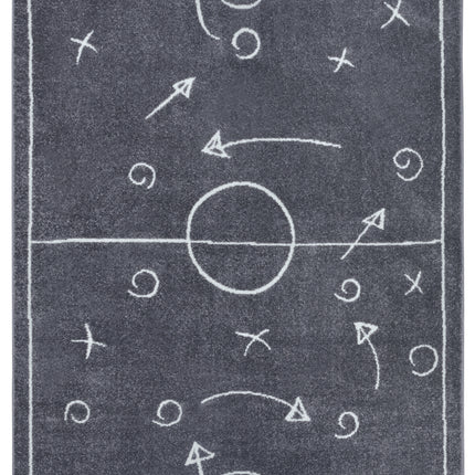 Vloerkleed Gameplan Rechthoekig - Crème