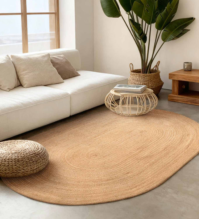 Vloerkleed Rangpur Ovaal - Natuurlijk Goud