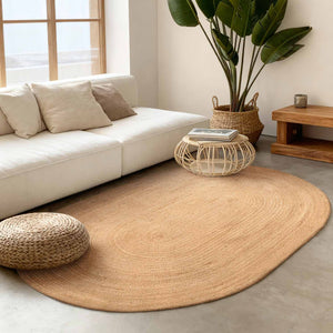 Vloerkleed Rangpur Ovaal - Natuurlijk Goud