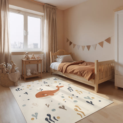 Vloerkleed Moby Rechthoekig - Creme Multicolor