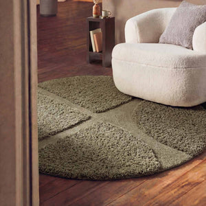 Vloerkleed Jasper Rond - Groen
