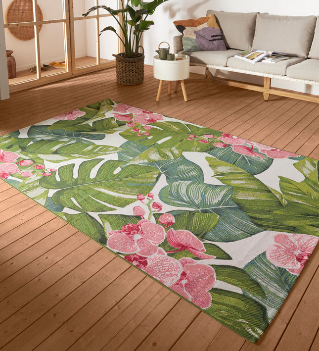Vloerkleed Tropical Rechthoekig - Kleurrijk