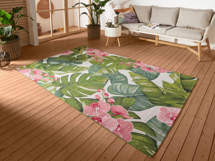 Vloerkleed Tropical Rechthoekig - Kleurrijk