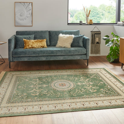 Vloerkleed Antik Negar  - groen