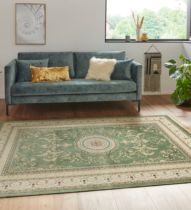 Vloerkleed Antik Negar  - groen