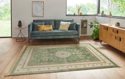 Vloerkleed Antik Negar  - groen