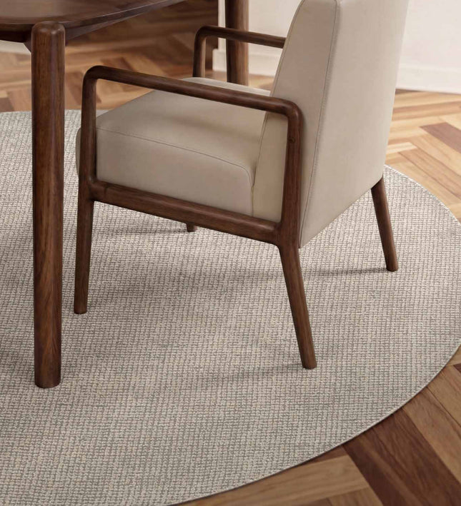 Ted Baker Vloerkleed Croom Rond - Natuurlijk Wit