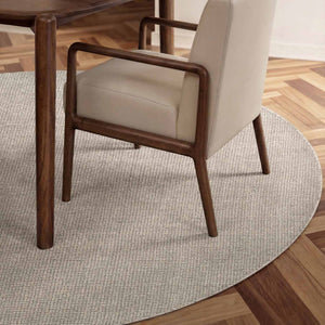 Vloerkleed Croom Rond - Natuurlijk Wit