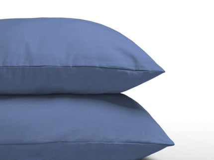 2-Pack Kussenslopen Katoen - Blauw