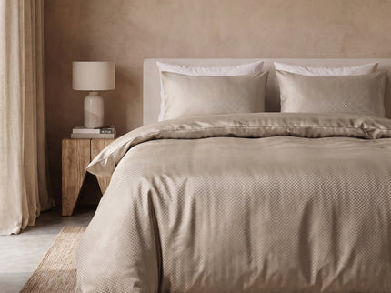 Dekbedovertrek Satin Point - Taupe