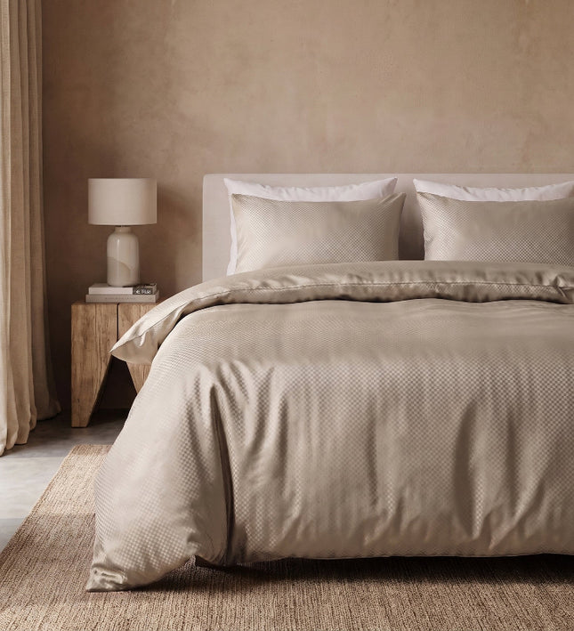 Dekbedovertrek Satin Point - Taupe