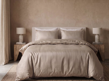 Dekbedovertrek Satin Point - Taupe