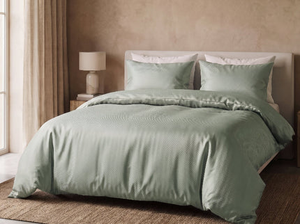 Dekbedovertrek Satin Point - Groen