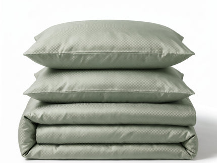 Dekbedovertrek Satin Point - Groen