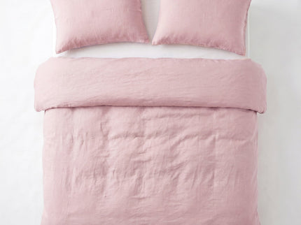 Dekbedovertrek Katoen Stone Washed - Roze