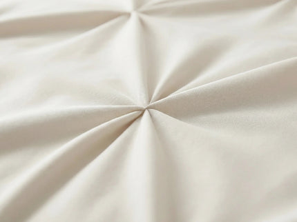 Dekbedovertrek Border Pintuck - Beige